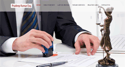 Desktop Screenshot of pradeeplaw.com
