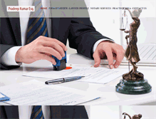 Tablet Screenshot of pradeeplaw.com